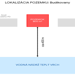 PREDAJ: Investičný pozemok Teplý Vrch – 400 m od vody